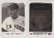 2003 Fleer Fall Classic Championship Gold /50 Whitey Ford #87 HOF