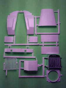 AMT Autocar DC-9964B Dump Truck 1/25 fender hood bumper chrome grill guard parts - Picture 1 of 5