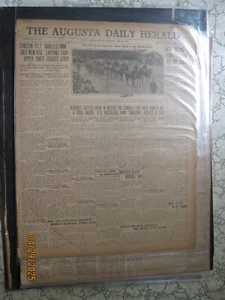 Titanic Newspaper History April 29 WIRELESS MAN EXPLAINS 4 FIGURE STORY + MORGUE - Picture 1 of 1