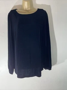 Womens Laura Ashley Uk 12 Black Crushed Velvet Long Sleeve Casual Blouse Shirt - Picture 1 of 5