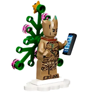 Minifigura Teen Groot LEGO Guardianes de la Galaxia Calendario de Adviento - Imagen 1 de 3