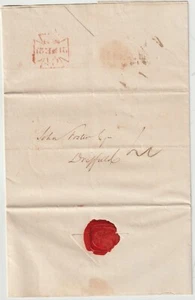 1839 DEC 21 ROSSO LONDRA 'M/X' SPEDIZIONE D.S. COUTTS BANK TO JOHN FOSTER DRIFFIELD - Foto 1 di 2