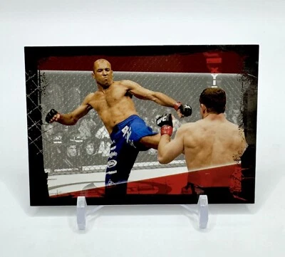 Royce Gracie 2010 Topps UFC Series 4 ERROR #1 Missing Foil Misprint 1/1 RARE - Image 1 of 3