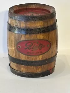 Blatz Beer Barrel Wooden Coin Bank Milwaukee, WI 1930's - Picture 1 of 9