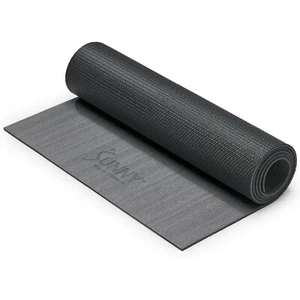 Sunny Health & Fitness Anti-Slip 6 MM Thick Exercise Yoga Mat SF-EM02-GY Gray - Picture 1 of 6