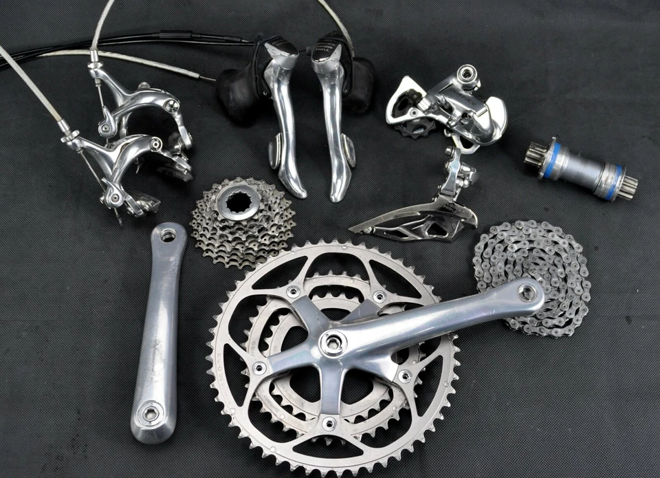 Shimano Dura-Ace 7700 Triple 3 x 9v gruppo 7800 7900 GROUPSET STI - Many options - Immagine 1 di 4