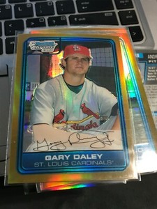  2006 Bowman Chrome Draft Draft Picks Gold Refractors #13 Gary Daley/50! KC26