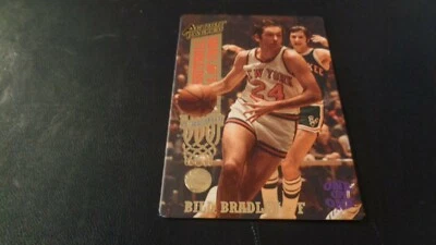 1993 Action Packed Hall of Fame Basketball #7 Bill Bradley New York Knicks MT  - Image 1 of 2