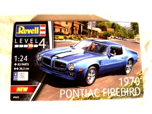 1/24 Revell US 1970 Pontiac Firebird w/ 455 V8 Engine Level 4 Kit # 07672 - Picture 1 of 5