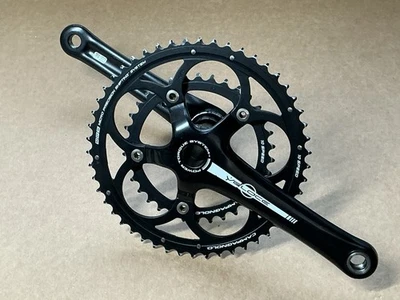 Juego de bielas Campagnolo Veloce 170 mm PTS 10 velocidades 50/34 dientes compacto carretera con BB Foto 1 de 4