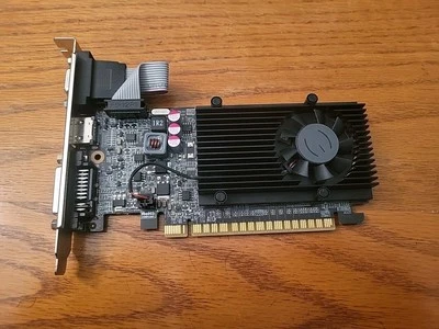 EVGA GeForce GT 610 2GB DDR3 02G-P3-2619-KR Graphics Video Card LP - Image 1 of 4