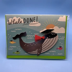 19 Stück - Abschluss 🐳 Wal fertig!  Karte mit Umschlag & Sticker  - Bild 1 von 4