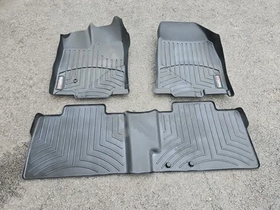 WeatherTech Floorliner для 2007-2010 Lincoln MKX - 1-й и 2-й ряд, черный Бесплатная доставка - Изображение 1 из 4