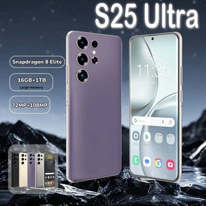New S25 Ultra 5G Smartphone 7.3" Factory Unlocked Android Cellphones Dual SIM - Imagen 1 de 28