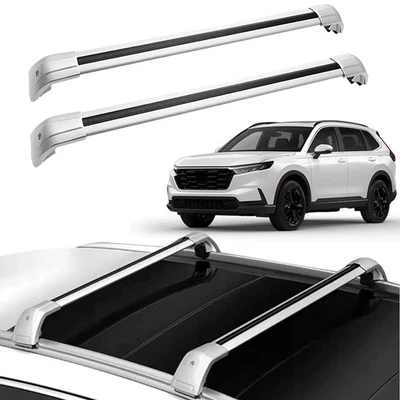 Roof Rack Cross Bars for Honda CRV CR-V 2023 2024 2025 Lockable Aluminum Rails - Image 1 of 4
