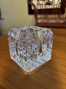 Candelabro cubo cuadrado Waterford Crystal Lismore para votivo o candelabro - Imagen 1 de 4