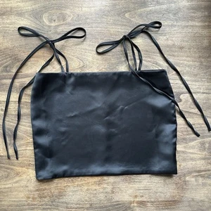 Heiress Beverly Hills niedriger Bund schwarz Satin glänzend Minirock Größe Small Hüftbänder - Bild 1 von 9