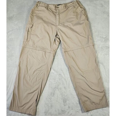 Craghoppers Kiwi Trousers Mens 40R Tan Cargo Convertible Outdoors Walking Hiking - Image 1 of 4
