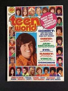 TEEN WORLD Magazine JUNE 1974 Donny Osmond JACKSON 5 Elvis Presley - Picture 1 of 4