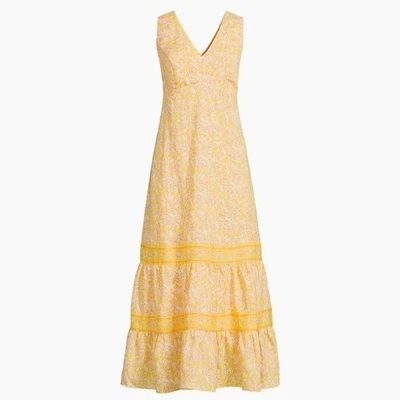 Maxi Vestido Floral Lilly Pulitzer Avlyn Cuello en V en Panal - Para Mujer Talla 10 Foto 1 de 4