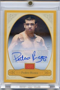 2025 Panini PFL Combat Anthology Golden Age Auto Gold #/10 Pedro Rizzo - Foto 1 di 3