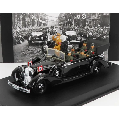 MERCEDES 770K PARADE CABRIOLET OPEN 1938 WITH HIT. GORING, HIMMLER, HEYDRICH, GO - Immagine 1 di 4