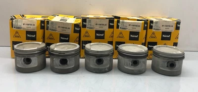 5 X NURAL PISTON ASSY. 87-109700-30 STD 81 MM FOR AUDI 100 C3 VW Passat B2 KU/KV - Image 1 of 4