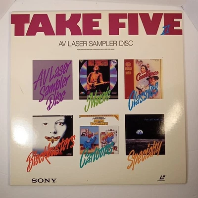 Take Five II - AV Laser Sampler Disc (1992) Demo Promo / LD Laserdisc - - Image 1 of 4