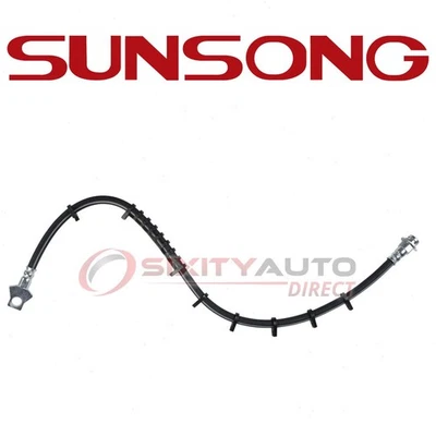 Sunsong Rear Center Brake Hydraulic Hose for 1990-1993 Dodge D350 - Hoses sa - Image 1 of 4