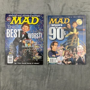 Mad Magazine The Best Of The Worst/Spoofs The 90’s Collectors Edition Set Of 2 - Picture 1 of 9
