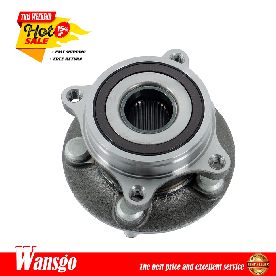 适用于丰田普锐斯 2010 - 2015 雷克萨斯 CT200h 2011 - 2016 前轮轮毂和轴承 — 第 1/4 张图片