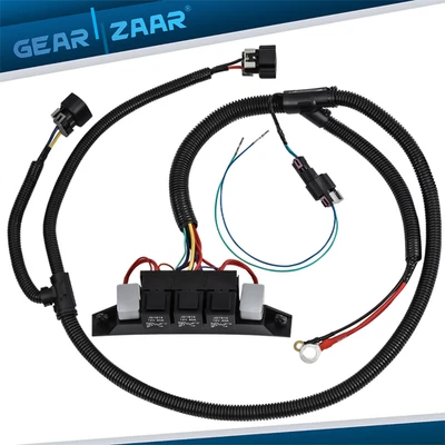 Arnés de ventilador eléctrico independiente 674-00923 para 02-06 Chevy Silverado 1500 2500 6 Foto 1 de 4