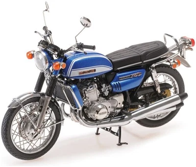 Suzuki GT750 J 1972 escala 1:12 Minichamps - azul metálico - 122 162102 Foto 1 de 4