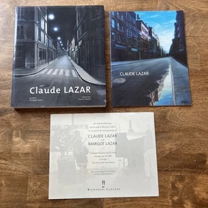 Claude Lazar Interview by Francis Parent + Gallery Brochure + Weinstein Invite - Picture 1 of 5