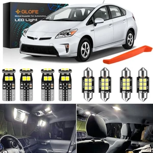 10 Bulbs LED Interior Light License Plate light for Toyota Prius 2016-2019 White - Picture 1 of 9