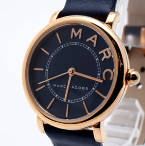 [COMO NUEVO] Marc Jacobs MJ1539 esfera azul oro cuarzo damas 29mm reloj de... - Imagen 1 de 16