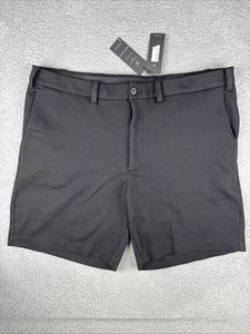 Shaquille ONeal XLG Knit Comfort Stretch Shorts Black Size 48 Big & Tall - Picture 1 of 19