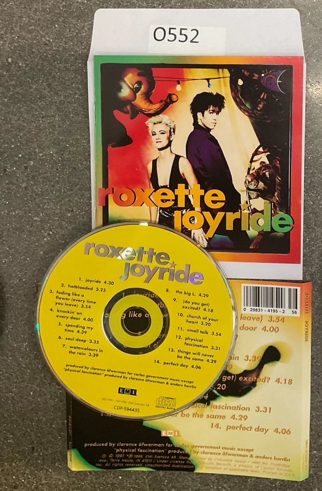 Joyride: 30th Anniversary Deluxe by Roxette (CD, 2021) No Case #0552 — 第 1/1 张图片