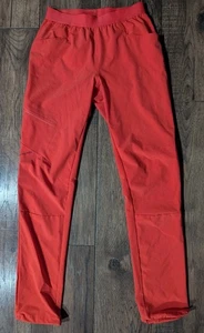 Patagonia Women's Bright Orange Chambeau Rock Hiking Pants Size 0 Zip Pockets - Picture 1 of 14