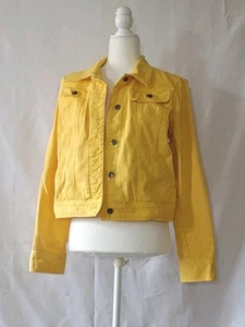 Lauren Jeans Co Ralph Lauren Gelb Jeansjacke Vintage Large - Bild 1 von 7