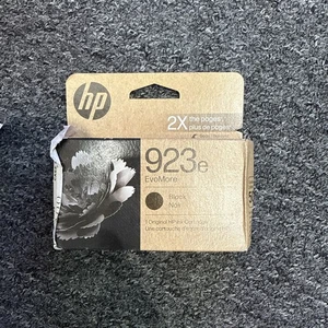 Authentic HP 923e EvoMore Ink Cartridge - Black Brand New Expires 02-2027 - Picture 1 of 2