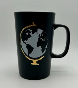 Starbucks Coffee Mug Black Matte Globe Gold Dot Collection 2015 World Cup 16 oz. - Bild 1 von 9