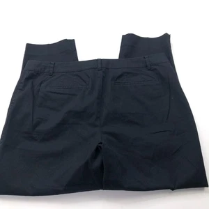 Pantalones informales de tiro medio negros Talbots Chino 12 (ajuste 36W 26L) para mujer - Imagen 1 de 10
