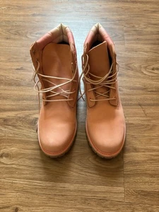 Timberland Damen 6 "Premium wasserdichte Stiefel rosa Nubuk Größe 8,5 - Bild 1 von 9