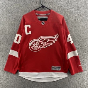 Detroit Red Wings Trikot Herren Small Rot Weiß NHL Hockey Zetterberg 40 Reebok - Bild 1 von 24