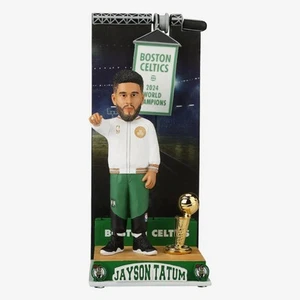 Jayson Tatum Boston Celtics 2024 Banner Raising Bobblehead NBA Basketball - Foto 1 di 1
