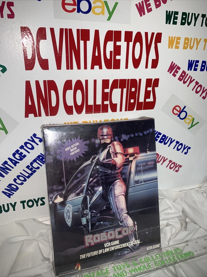 Robocop Movie Footage VCR Board Game Spinnaker 1987 Vintage FACTORY SEALED 🔥 - Image 1 of 4