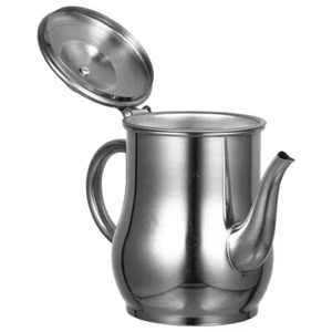 Oil Pot with Filter Grease Container Stainless Steel for Cooking - Picture 1 of 12