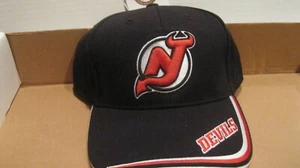 New Jersey Devils Black Hat Adjustable Twins Enterprises Sweeper - Picture 1 of 2