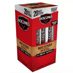 Jack Links Bastoncini di Manzo, Originali, 0,92 Once 20 Ct - Ottimo Snack Proteico - Foto 1 di 4